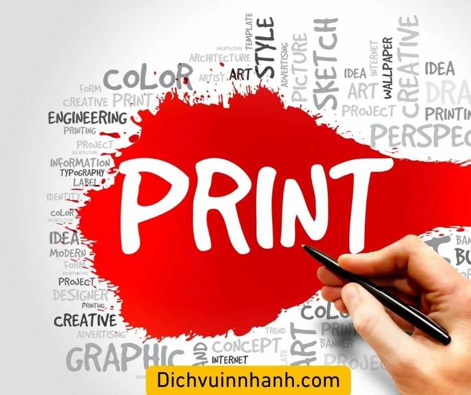 quản lý dịch vụ in ấn số lượng ít