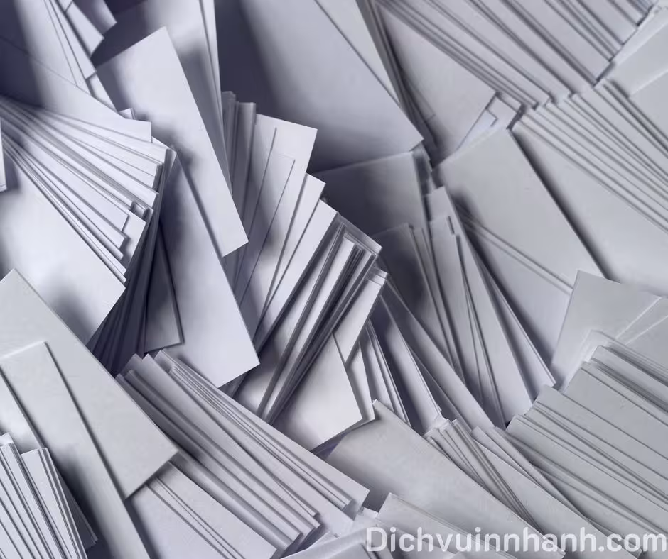 Giấy in là vật liệu mỏng, phẳng