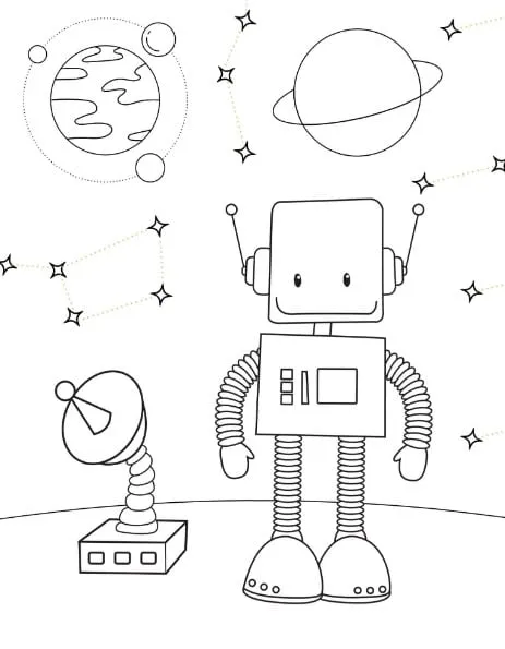 Tranh To Mau Robot02