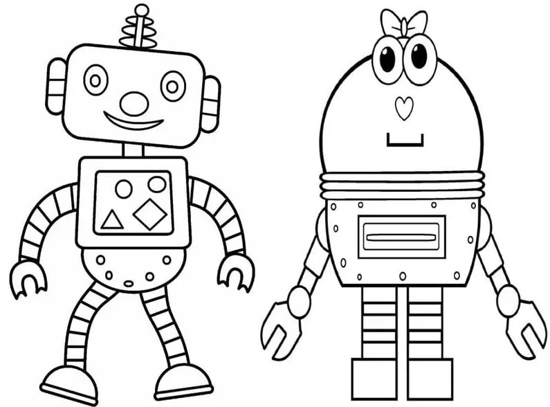 Tranh To Mau Robot04