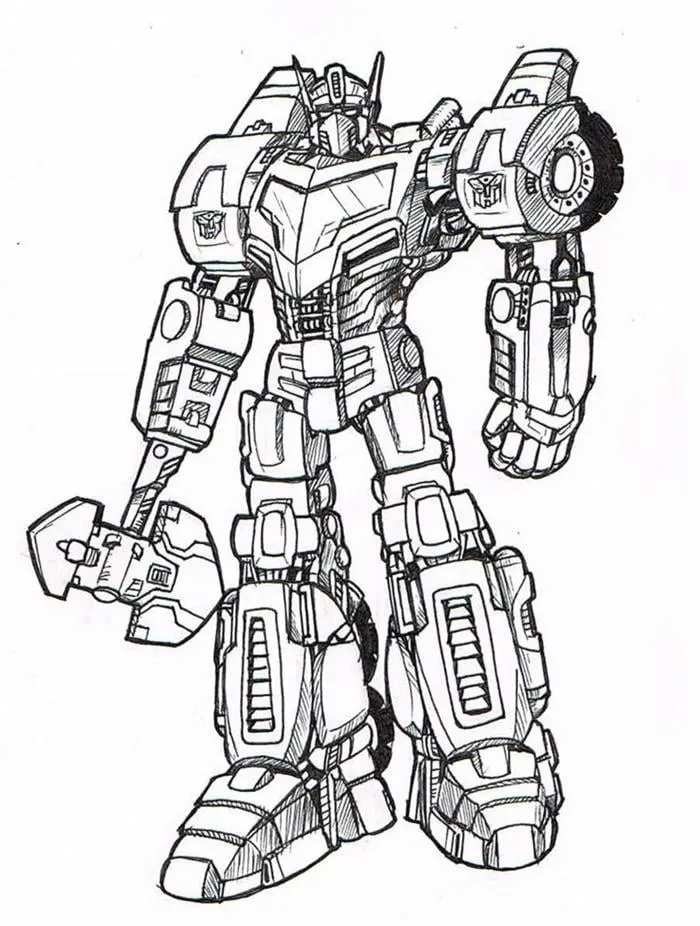 Tranh To Mau Robot06