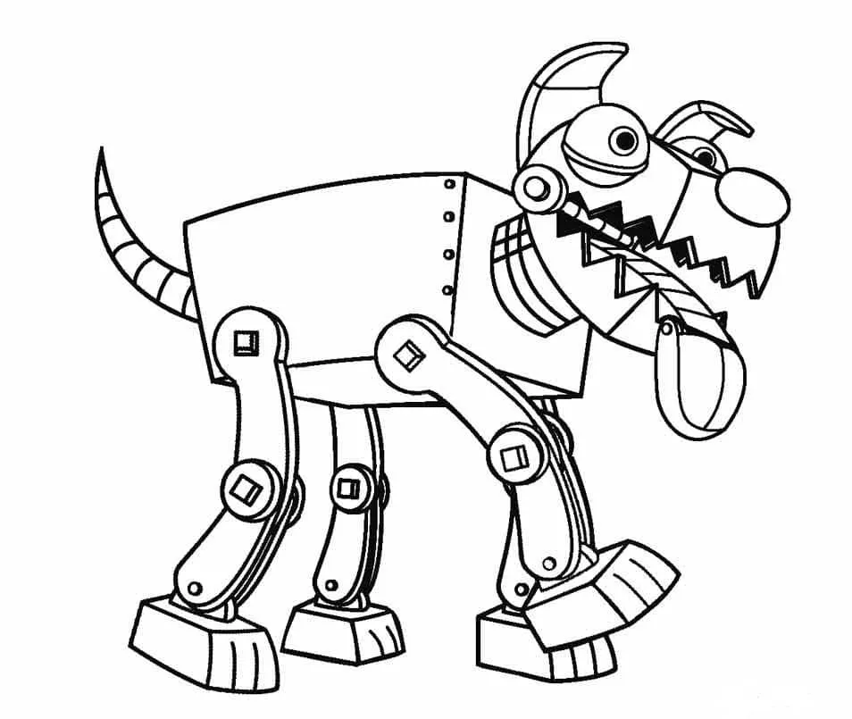 Tranh To Mau Robot07
