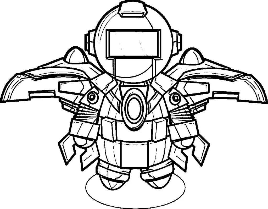 Tranh To Mau Robot08