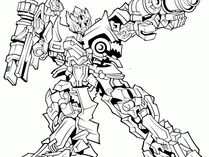 Tranh To Mau Robot10