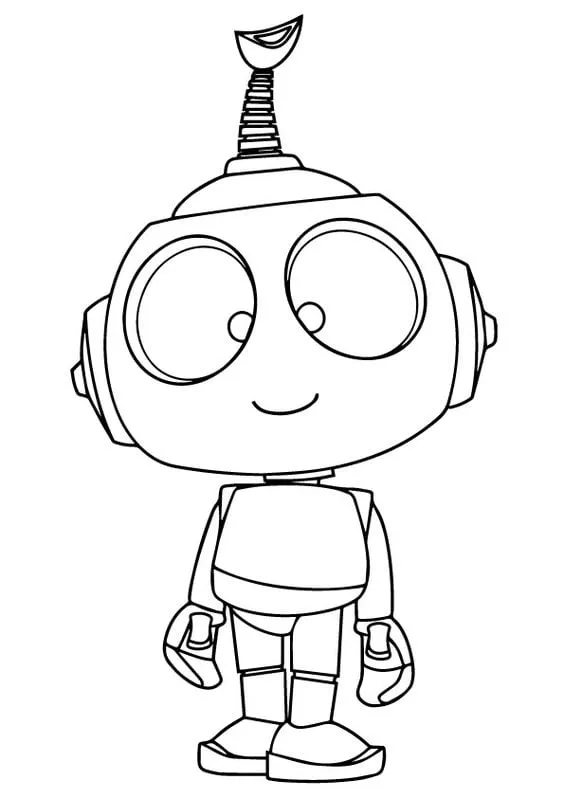 Tranh To Mau Robot22