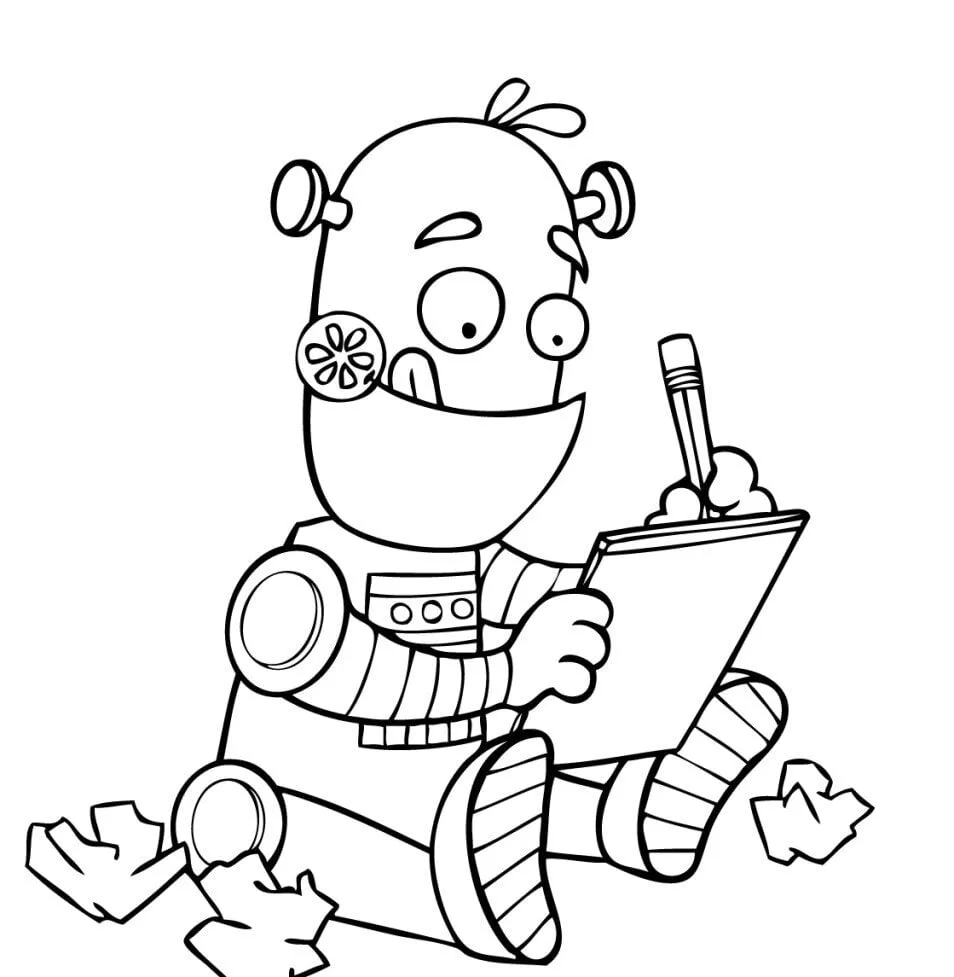 Tranh To Mau Robot24