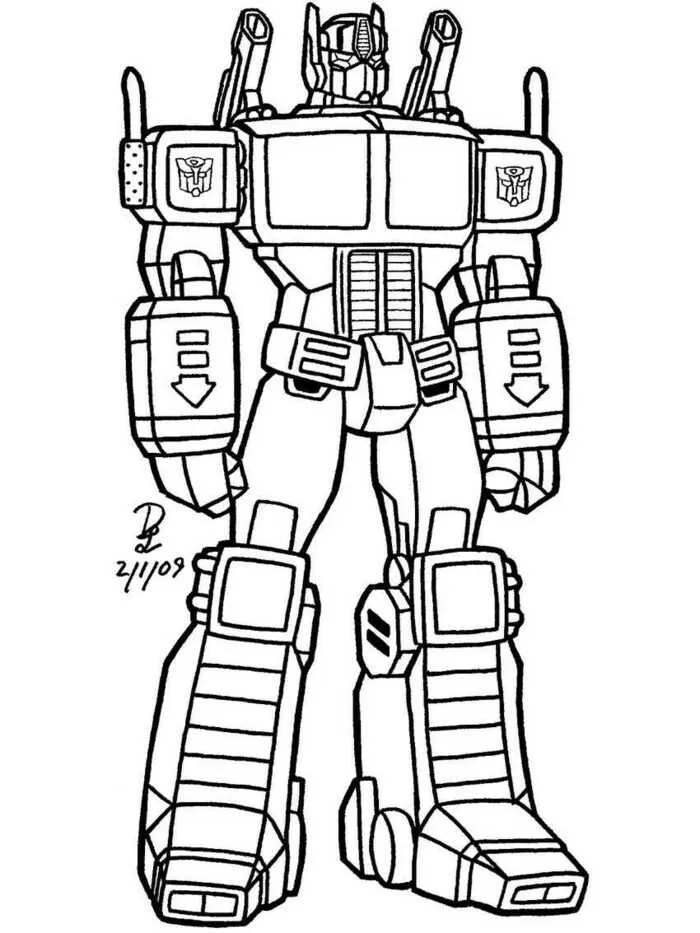 Tranh To Mau Transformers24
