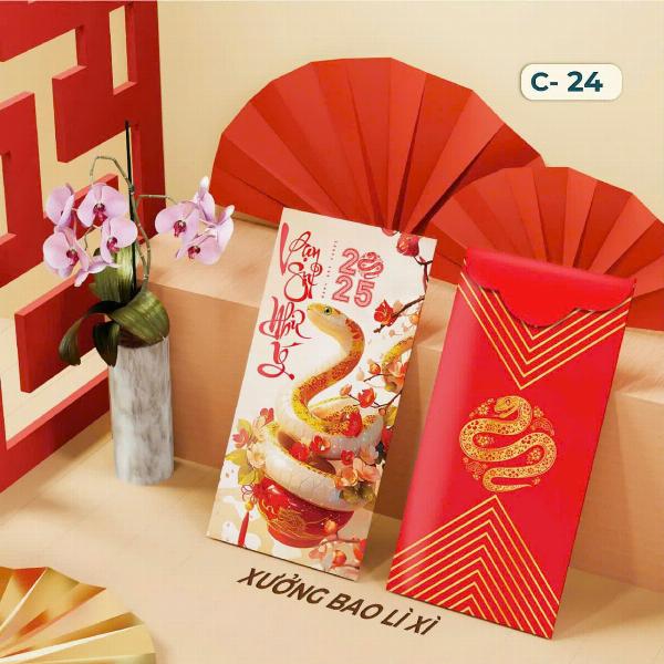 Bảng giá in bao lì xì 2024 2025