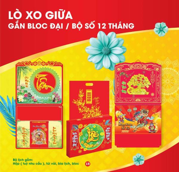 Lịch treo tường trang trí không gian sống và làm việc