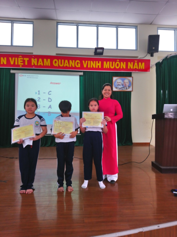 Câu hỏi hình ảnh trong cuộc thi Rung Chuông Vàng Tiếng Anh lớp 1