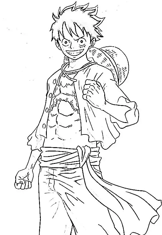 Tải ngay tranh tô màu Luffy Gear 5, hành trình biến hóa hấp dẫn!