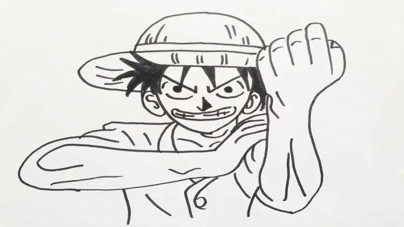Cùng bé sáng tạo với tranh tô màu Luffy ngầu, cực hút mắt!