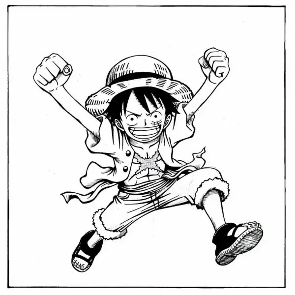 Biến Luffy thành phiên bản của bạn qua bộ tranh tô màu ngầu.