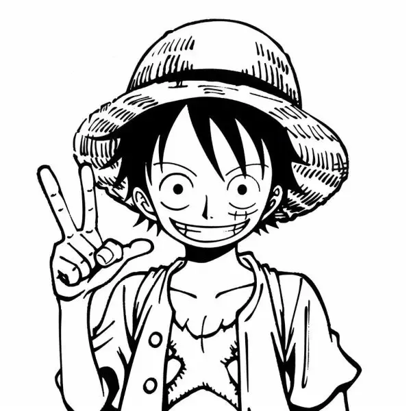 Bộ sưu tập tranh tô màu ngầu của Luffy: Dành riêng cho fan One Piece.