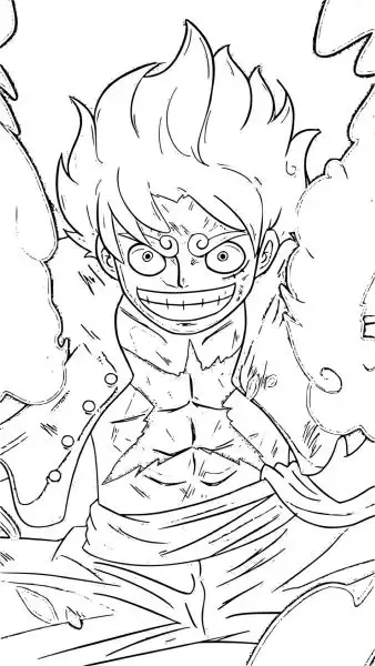 Tô màu Luffy phiên bản cute với bộ tranh dễ thương này!