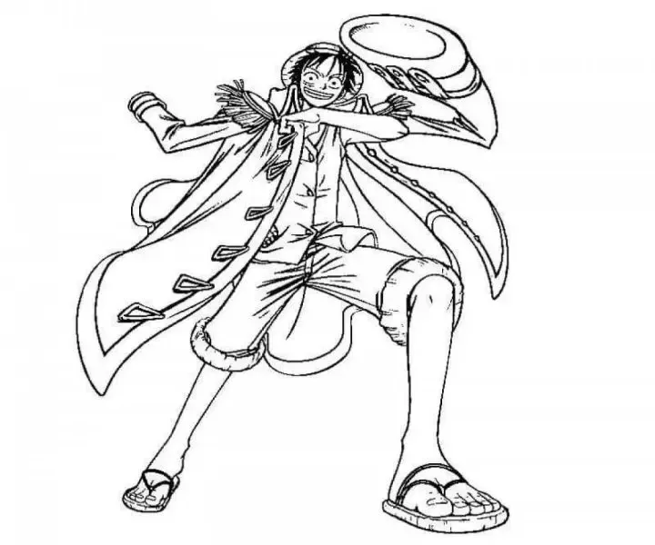 Bé yêu One Piece? Thử ngay tranh tô màu Luffy đẹp và sáng tạo!