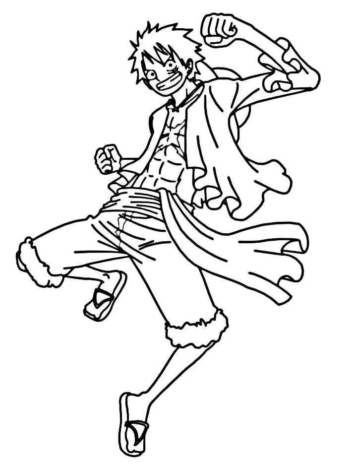 Khám phá niềm vui tô màu qua bộ sưu tập tranh tô màu đẹp của Luffy.